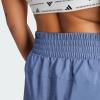 imageadidas Womens Pacer Training 3Stripes Woven HighRise ShortsPreloved InkWhite