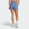imageadidas Womens Pacer Training 3Stripes Woven HighRise ShortsPreloved InkWhite