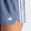 imageadidas Womens Pacer Training 3Stripes Woven HighRise ShortsPreloved InkWhite