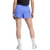 imageadidas Womens Pacer Training 3Stripes Woven HighRise ShortsSemi Cobalt BlueWhite