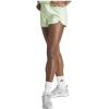 imageadidas Womens Pacer Training 3Stripes Woven HighRise ShortsSemi Green SparkWhite