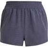 imageadidas Womens Pacer Training 3Stripes Woven HighRise ShortsShadow Navy