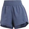 imageadidas Womens Pacer Training 3Stripes Woven HighRise ShortsShadow NavyShadow Navy