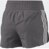 imageadidas Womens Pacer Training 3Stripes Woven HighRise ShortsTaupe OxideWhite
