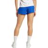 imageadidas Womens Pacer Training 3Stripes Woven HighRise ShortsTeam Royal BlueWhite