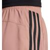 imageadidas Womens Pacer Training 3Stripes Woven HighRise ShortsWarm ClayBlack