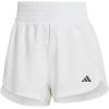 imageadidas Womens Pacer Training 3Stripes Woven HighRise ShortsWhiteWhite