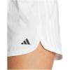 imageadidas Womens Pacer Training 3Stripes Woven HighRise ShortsWhiteWhite