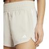 imageadidas Womens Pacer Training 3Stripes Woven HighRise ShortsWonder AluminaWhite