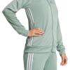 imageadidas womens Tiro 25 Essentials Training JacketSilver GreenWhite