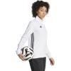 imageadidas womens Tiro 25 Essentials Training JacketWhiteBlack