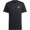 imageadidas Mens Train Essentials TShirtBlackWhite