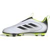 imageadidas UnisexChild Goletto Ix Laceless Firm GroundMulti GroundWhiteBlackLucid Lemon