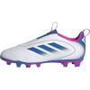 imageadidas UnisexChild Goletto Ix Laceless Firm GroundMulti GroundWhiteBright RoyalTeam Shock Pink