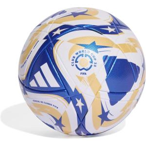 imageadidas FIFA Club World Cup League Soccer BallWhiteMaster BlueGold MetallicDark Blue