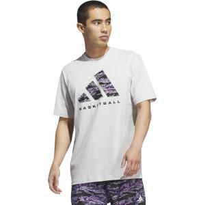 imageadidas Mens Basketball Graphic TShirtGrey