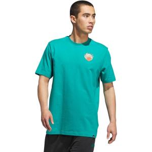 imageadidas Mens Basketball Graphic TShirtPure TealNothing But Net