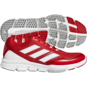 imageadidas Mens Speed Trainer 5 Baseball ShoesTeam Power RedWhiteSilver Metallic