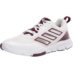 imageadidas Mens Speed Trainer 5 Baseball ShoesWhiteSilver MetallicTeam Maroon