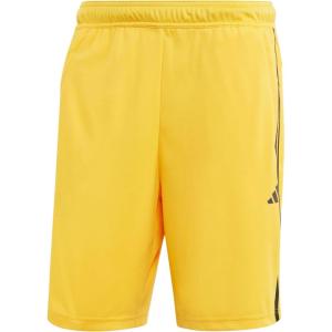 imageadidas Mens Train Essentials Piqu 3Stripes Training ShortsGoldBlack