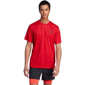 imageadidas Mens Train Essentials TShirtBetter ScarletBlack