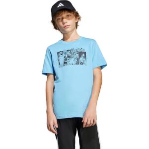 imageadidas Unisex Kids Messi TShirtSemi Blue Burst