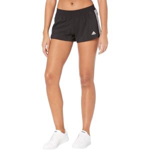 imageadidas Womens 3Stripes Woven Shorts LegendCore BlackCore White