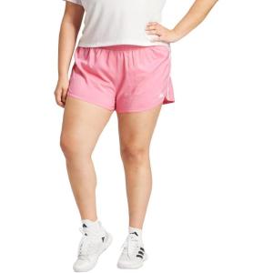 imageadidas Womens Pacer Training 3Stripes Woven HighRise ShortsPink Fusion