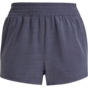 imageadidas Womens Pacer Training 3Stripes Woven HighRise ShortsShadow Navy