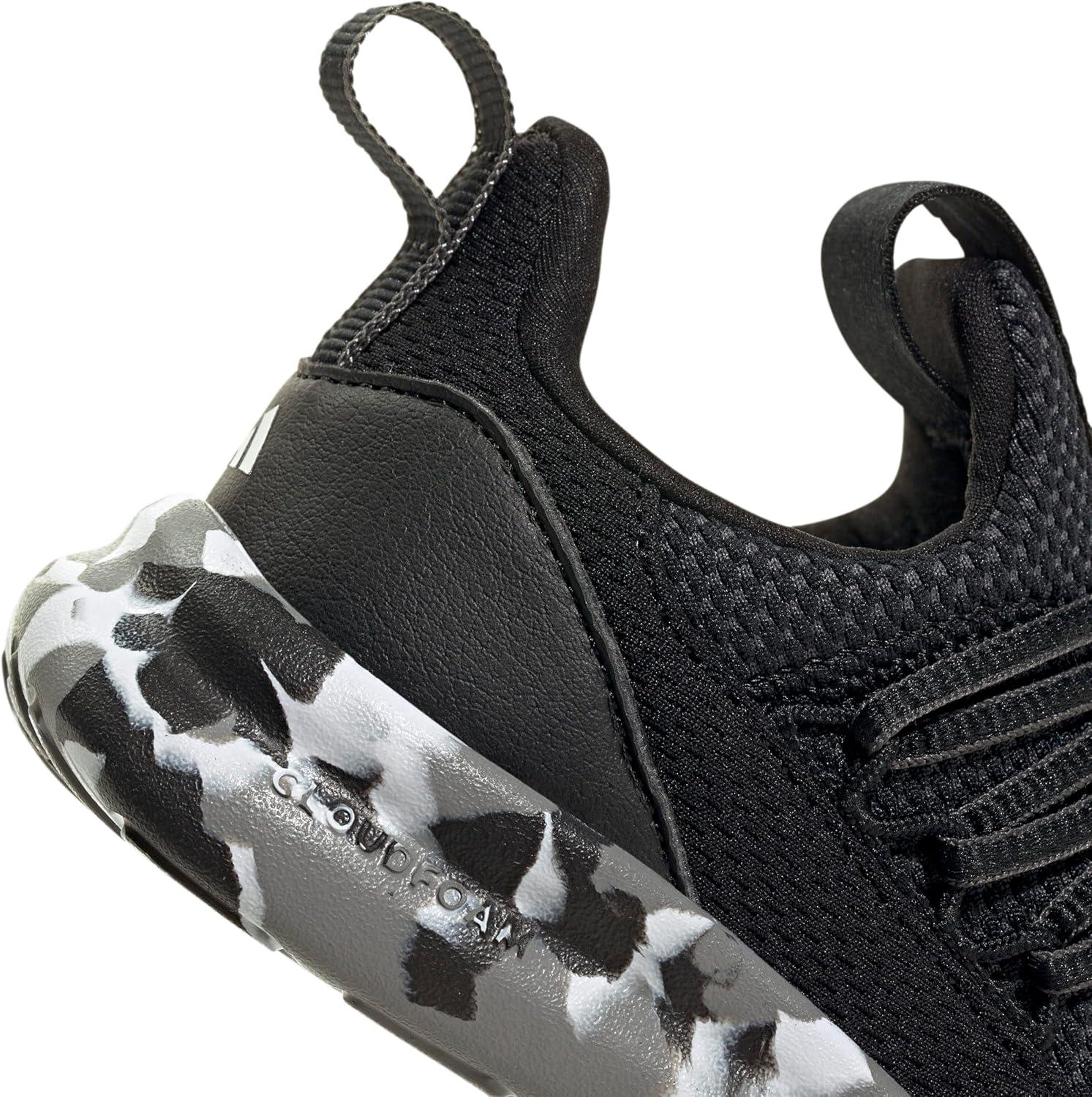 imageAdidas UnisexChild Lite Racer Adapt 70 SneakerBlackBlackCamo Grey