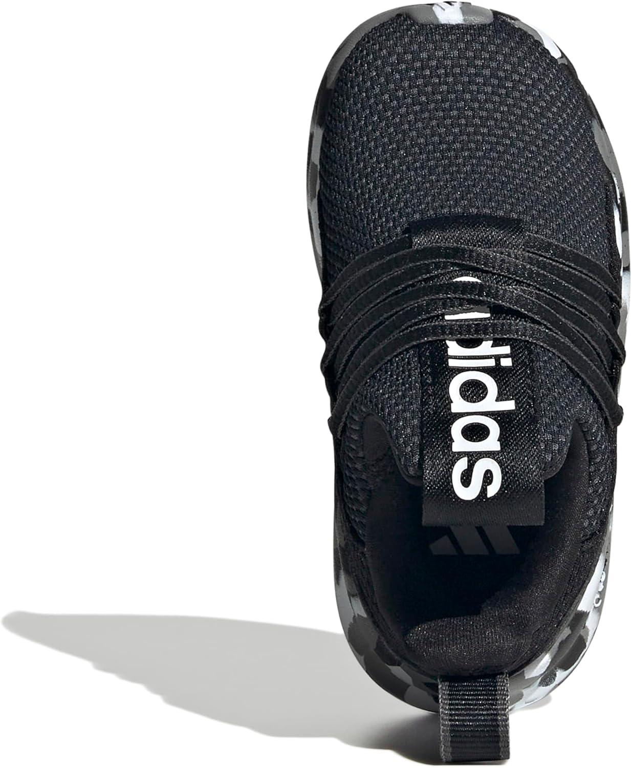 imageAdidas UnisexChild Lite Racer Adapt 70 SneakerBlackBlackCamo Grey