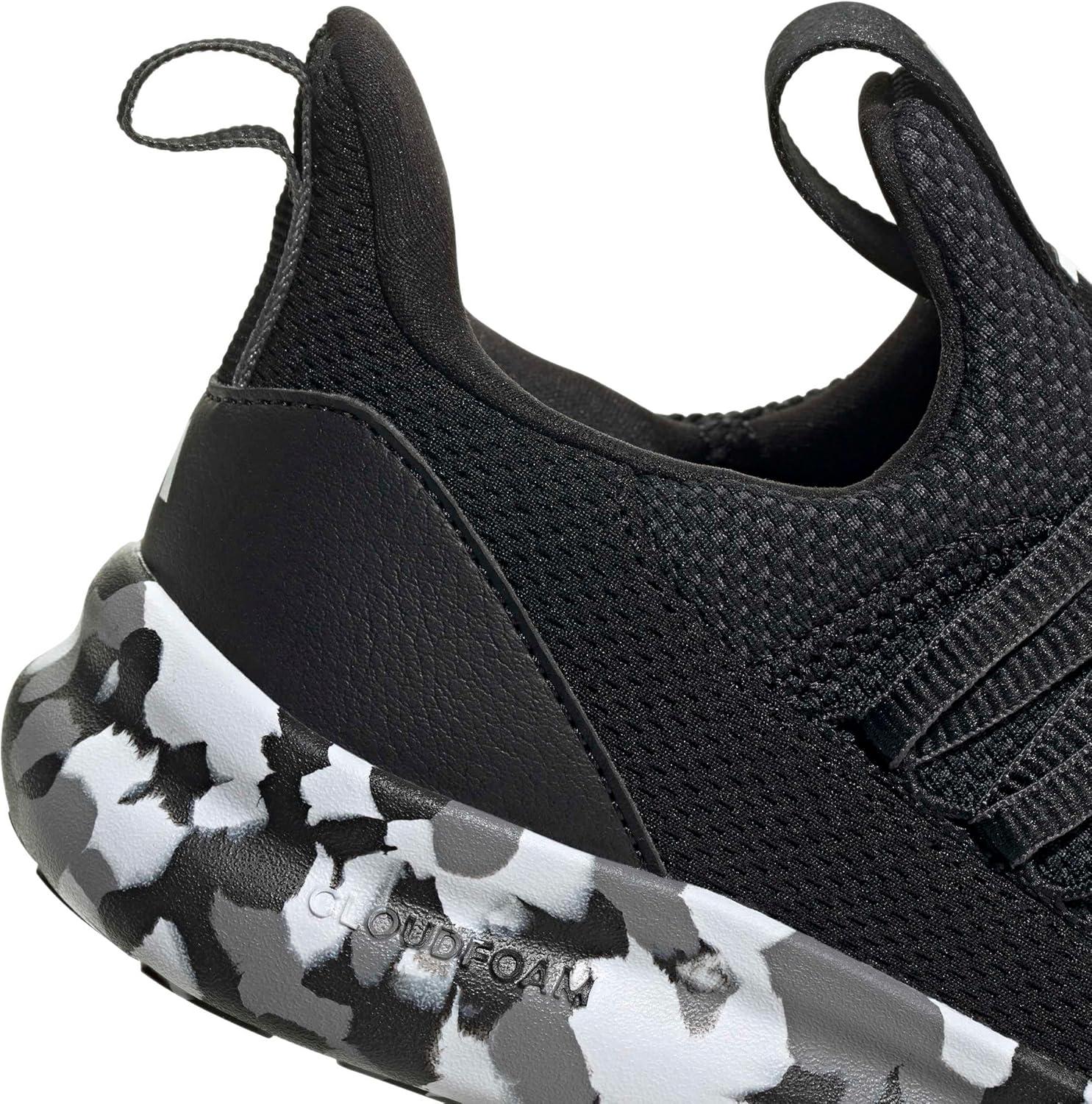 imageAdidas UnisexChild Lite Racer Adapt 70 SneakerBlackBlackGrey