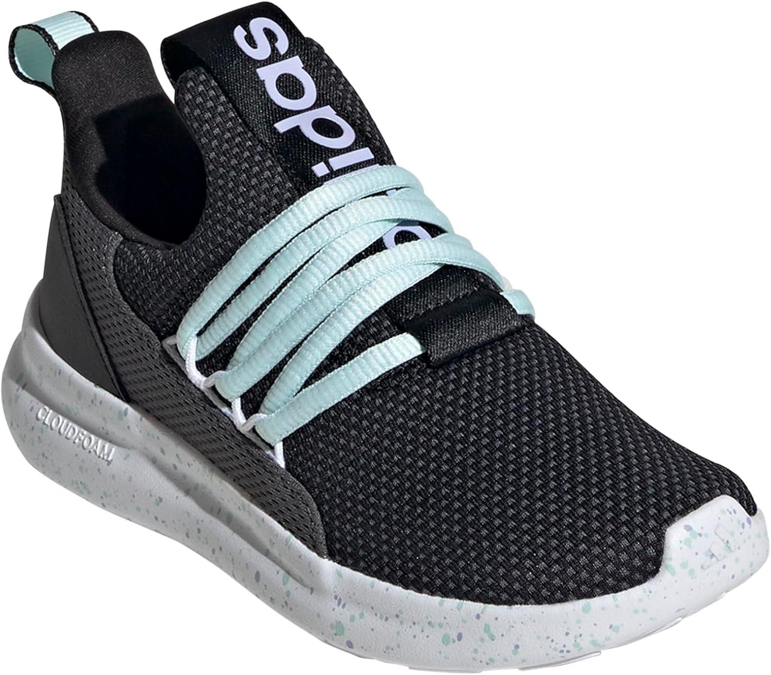 imageAdidas UnisexChild Lite Racer Adapt 70 SneakerBlackViolet ToneHalo Mint