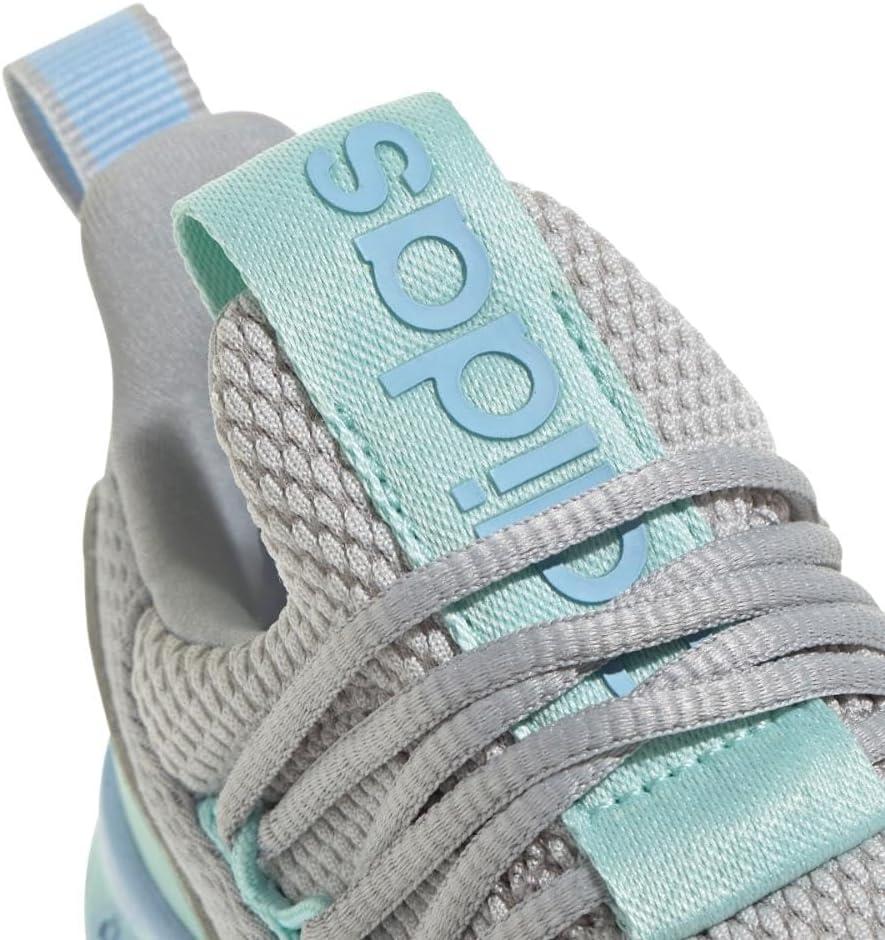 imageAdidas UnisexChild Lite Racer Adapt 70 SneakerBlueGreySemi Flash Aqua