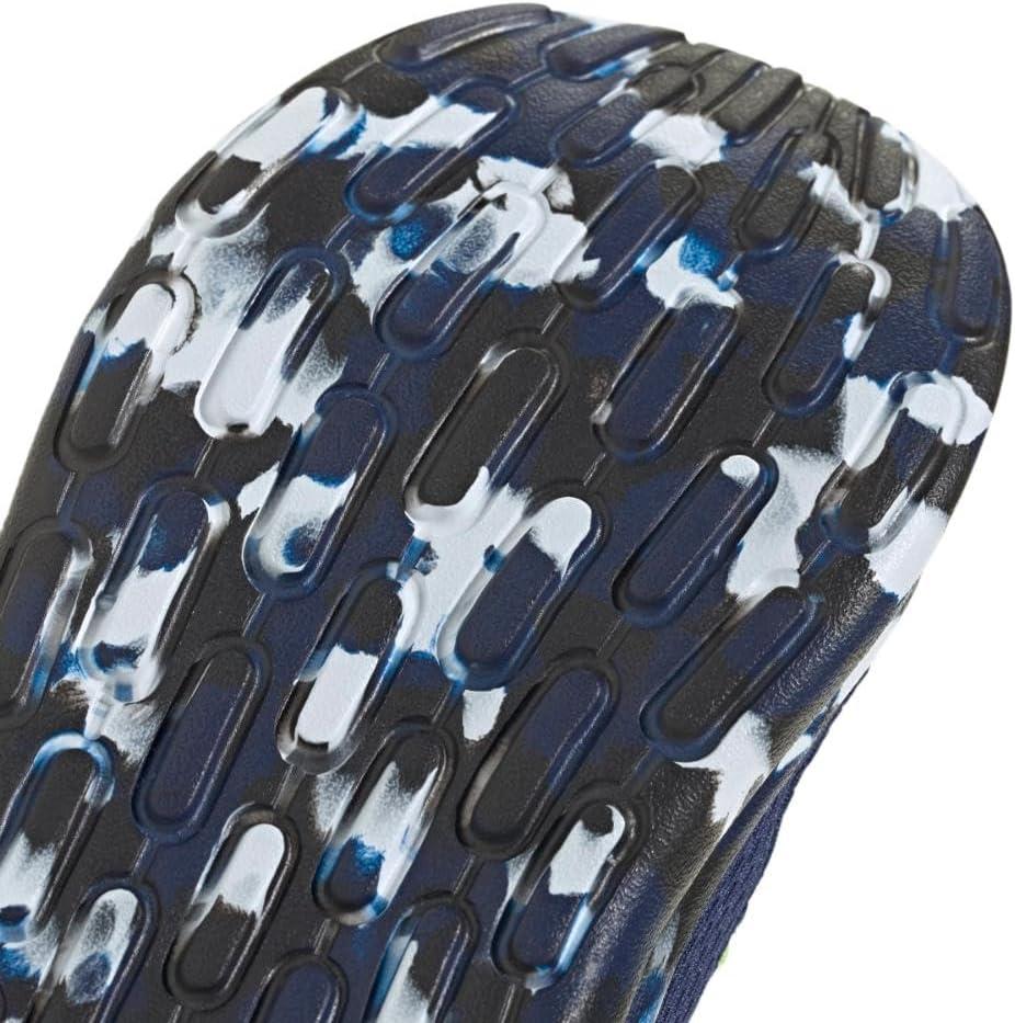 imageAdidas UnisexChild Lite Racer Adapt 70 SneakerDark BlueWhitePulse Lime