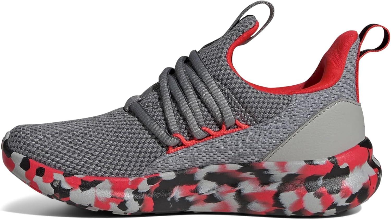 imageAdidas UnisexChild Lite Racer Adapt 70 SneakerGreySolar RedGrey