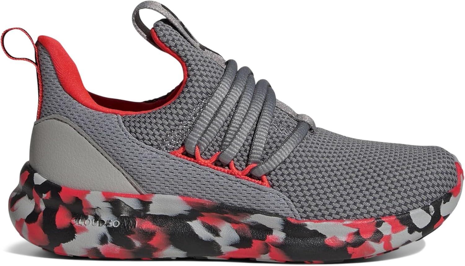 imageAdidas UnisexChild Lite Racer Adapt 70 SneakerGreySolar RedGrey