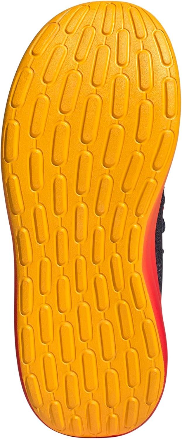 imageAdidas UnisexChild Lite Racer Adapt 70 SneakerInkCrew YellowPure Ruby