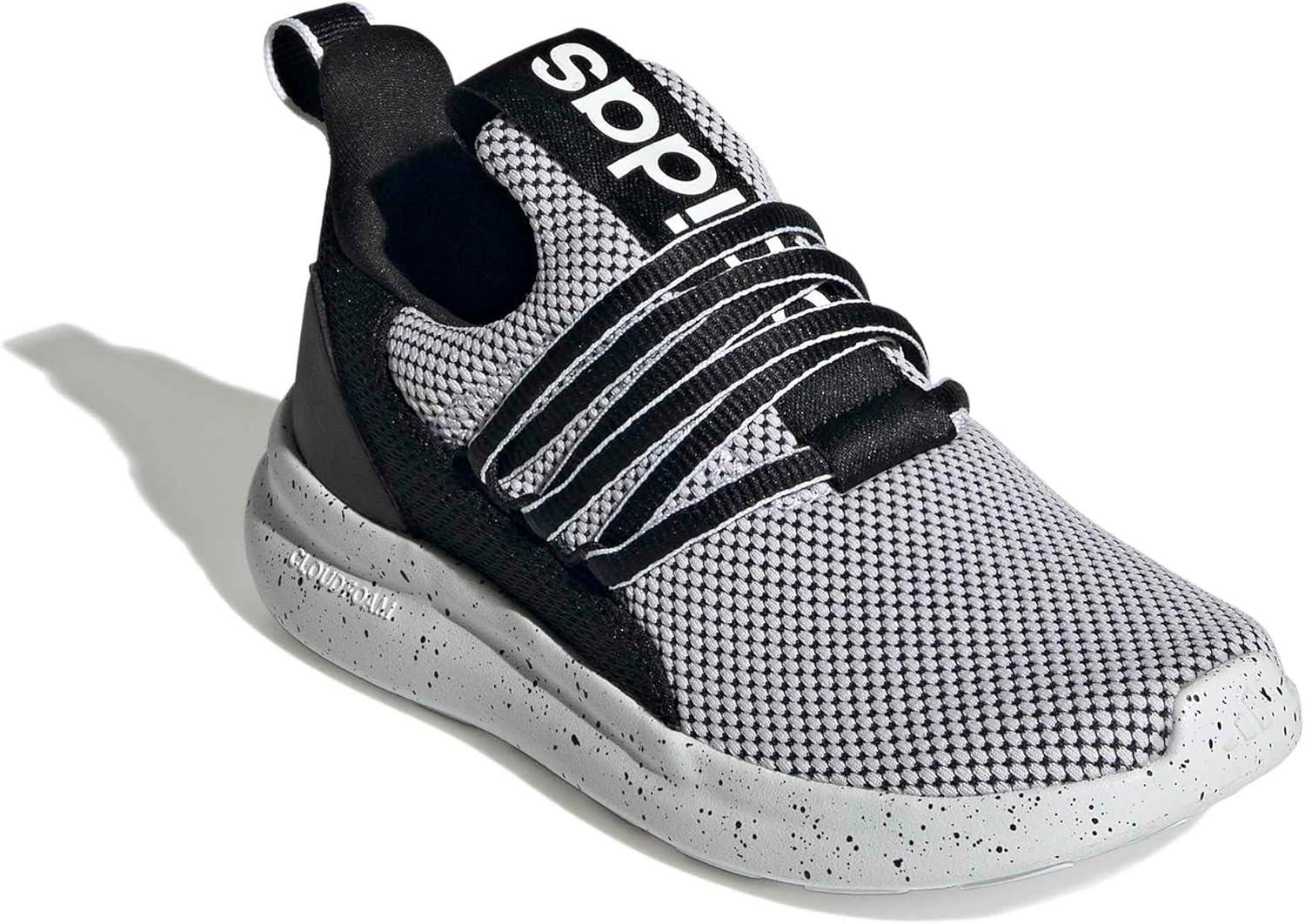 imageAdidas UnisexChild Lite Racer Adapt 70 SneakerWhiteBlackBlack