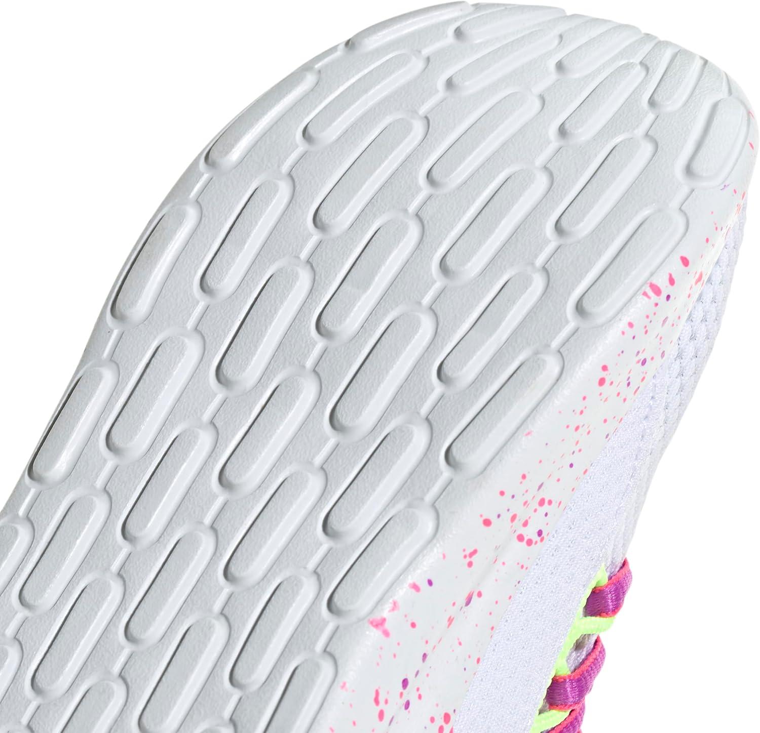 imageAdidas UnisexChild Lite Racer Adapt 70 SneakerWhiteLucid LemonLucid Pink
