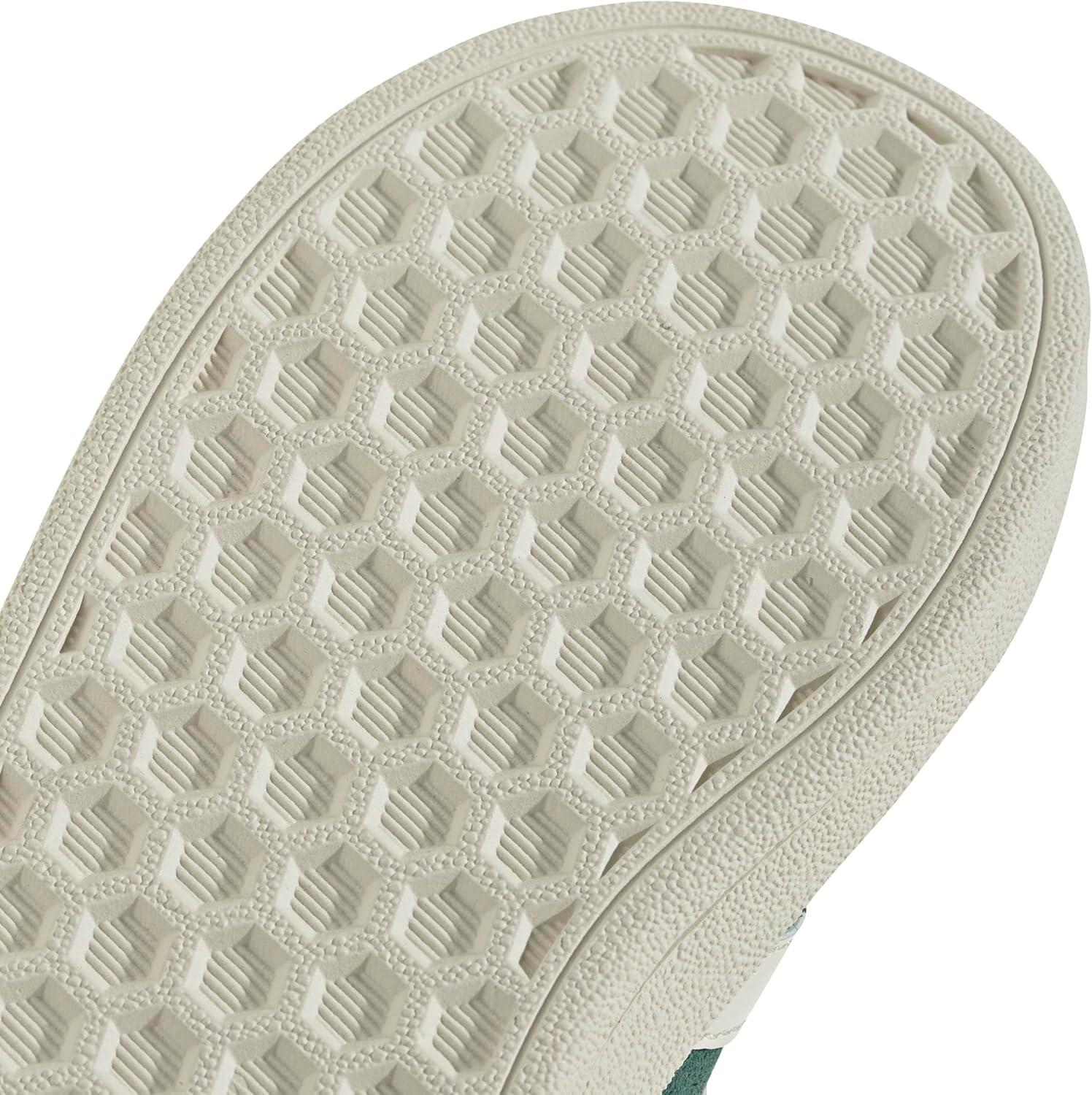 imageadidas BabyBoys Grand Court 20 Elastic Lace ampamp Strap SneakerCollegiate GreenOff WhiteBlack