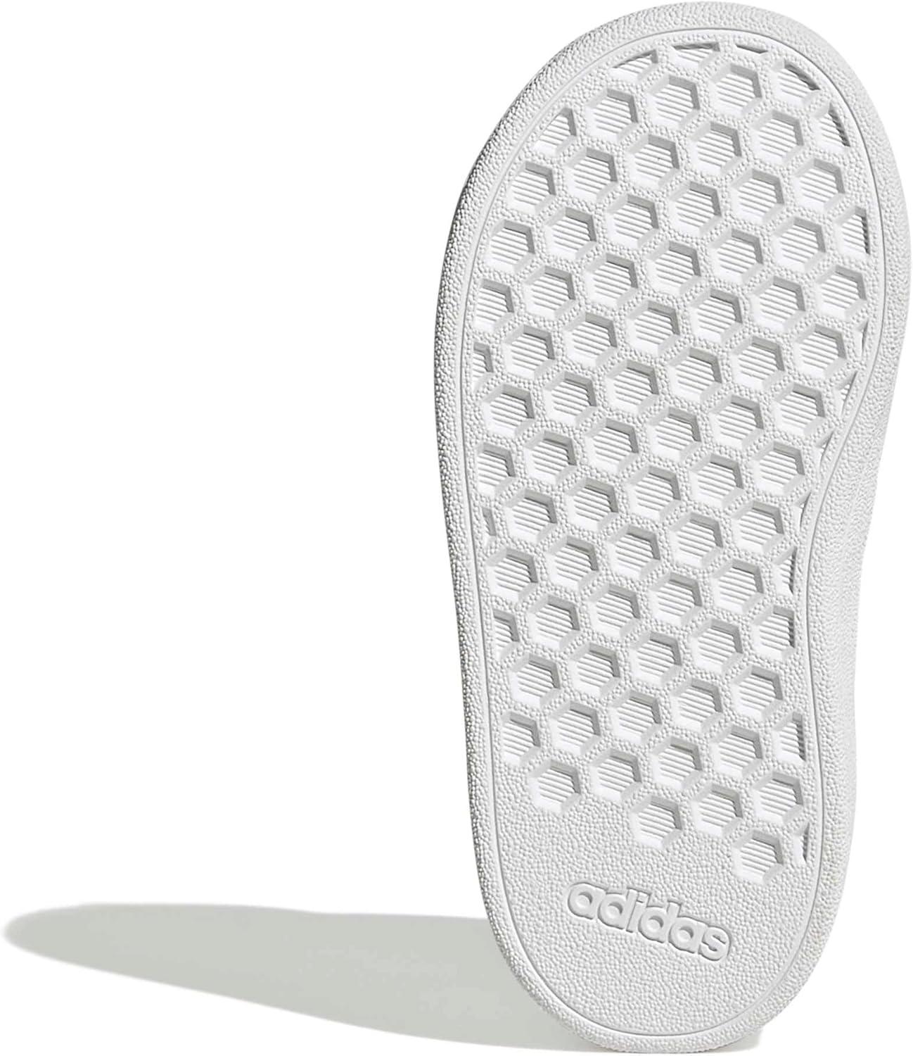 imageadidas BabyBoys Grand Court 20 Elastic Lace ampamp Strap SneakerCrystal SkyWhiteCrystal Sky