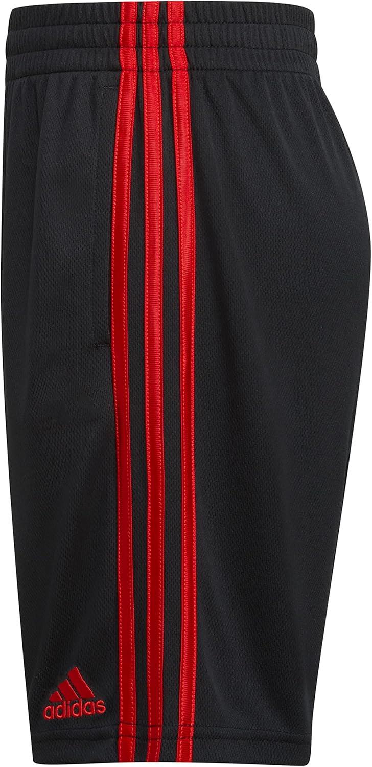 imageadidas Boys Classic 3Stripes ShortsBlack With Yellow