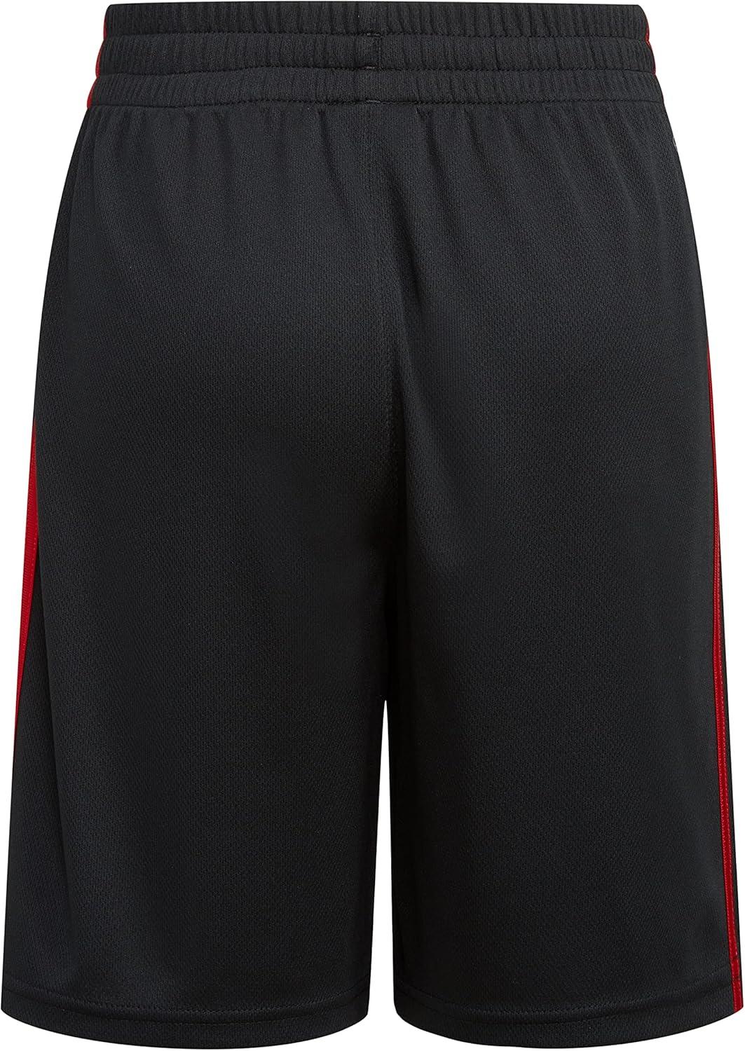 imageadidas Boys Classic 3Stripes ShortsBlack With Yellow