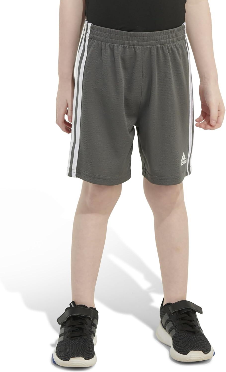 imageadidas Boys Classic 3Stripes ShortsDark Gray