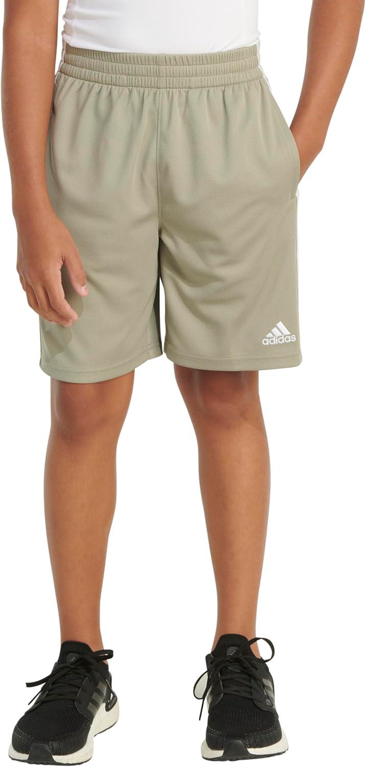 imageadidas Boys Classic 3Stripes ShortsLight Grey