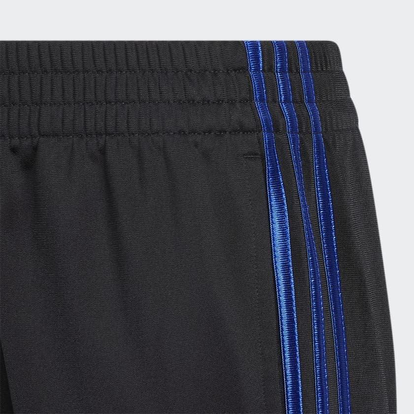 imageadidas Boys Iconic Tricot Jogger PantsBlack With Bold Blue