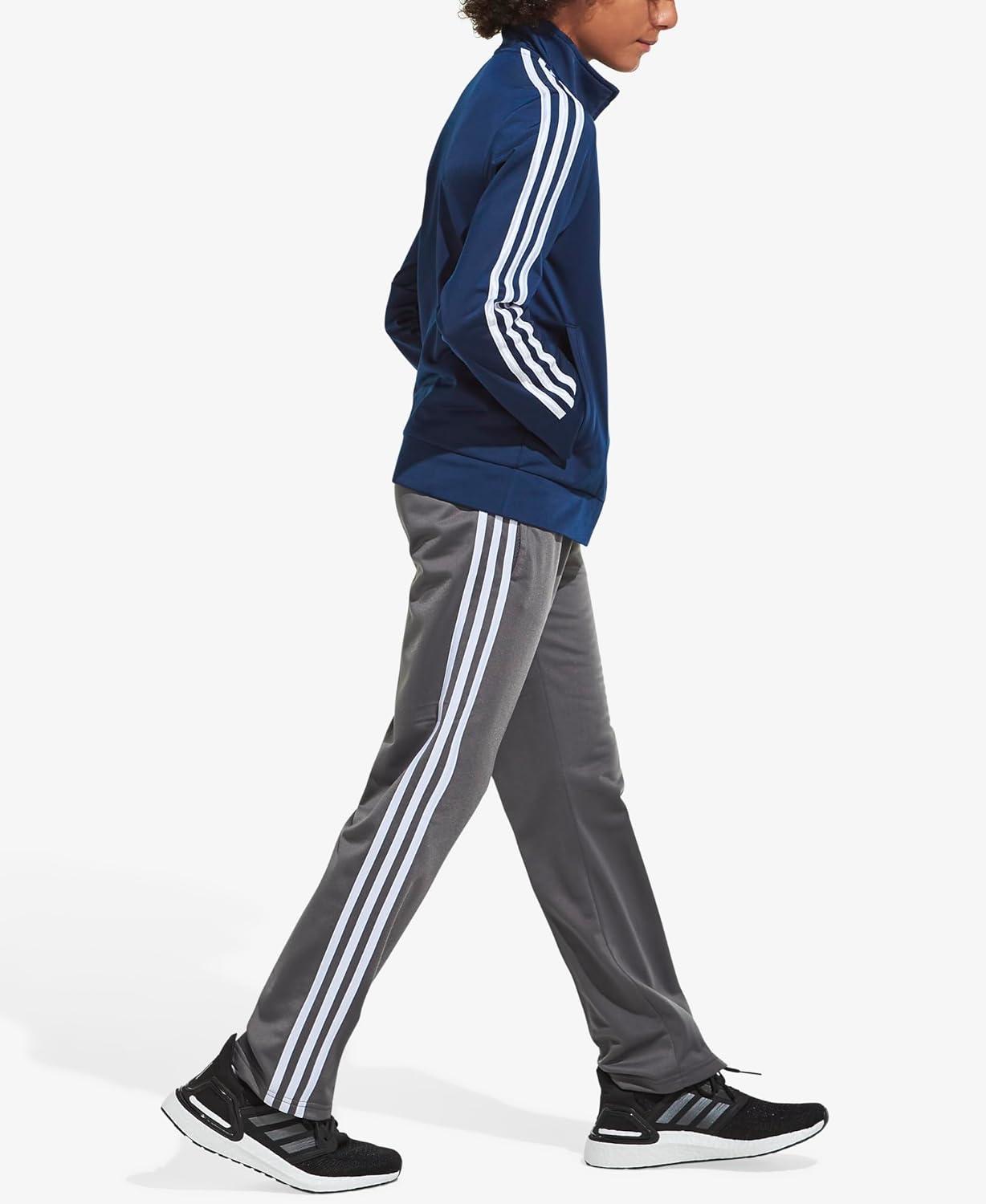 imageadidas Boys Iconic Tricot Jogger PantsIconic Grey Five