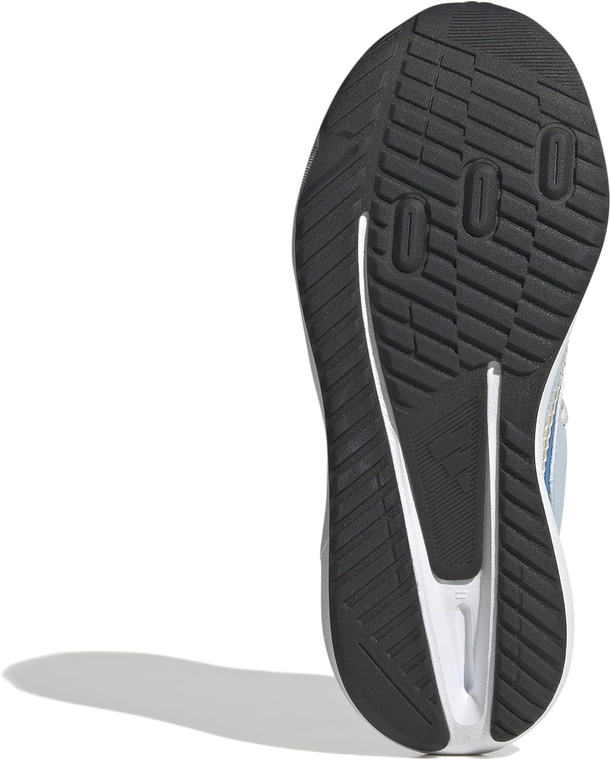 imageadidas Boys Lightblaze Lace Up SneakersAluminaWhiteBright Blue