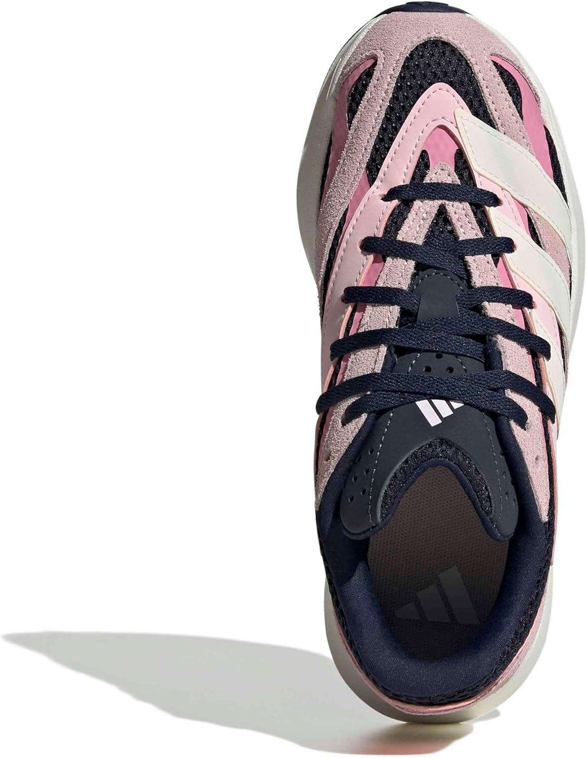 imageadidas Boys Lightblaze Lace Up SneakersCollegiate NavyOff WhiteBliss Pink
